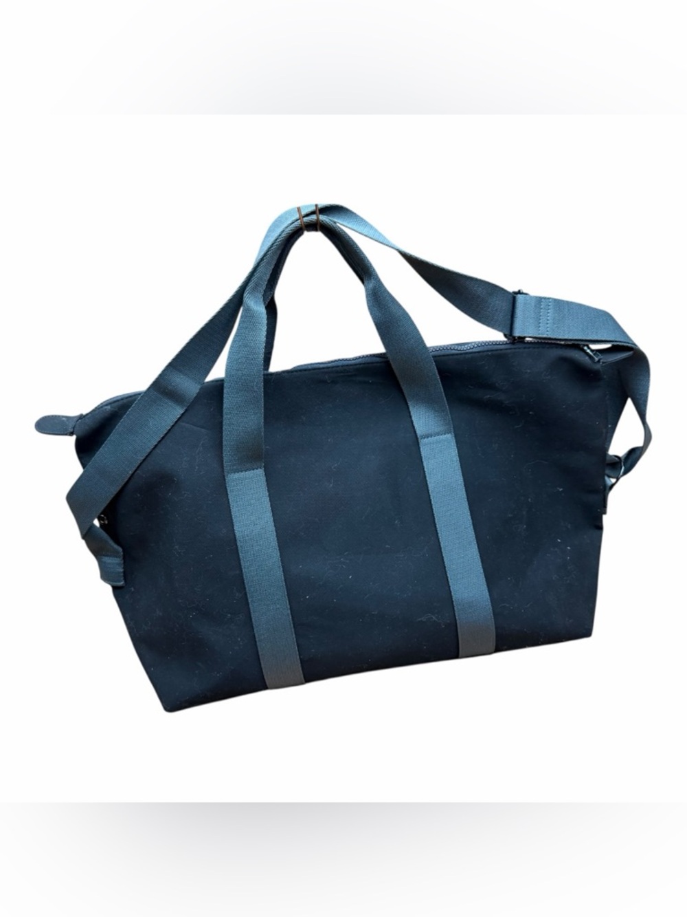 Coach Navy Canvas Weekender Bag - Classic Travel Tote - Picture 1 of 6